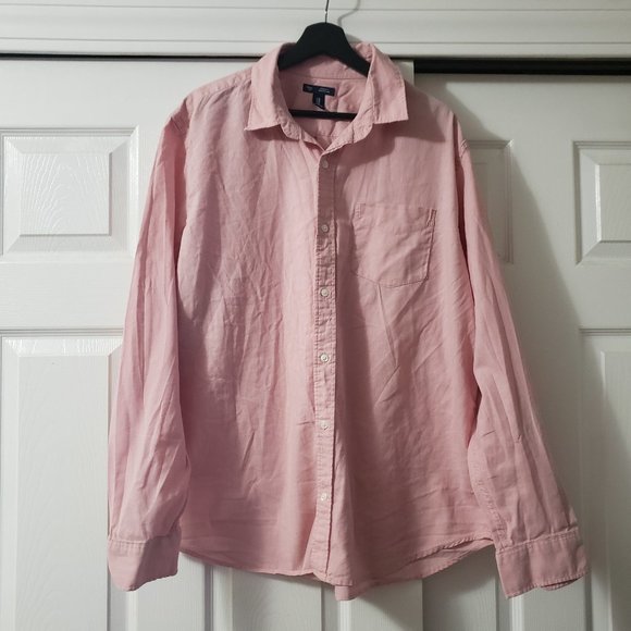 Gap Light Pink Button down Shirt for Men Size XL - Picture 1 of 9
